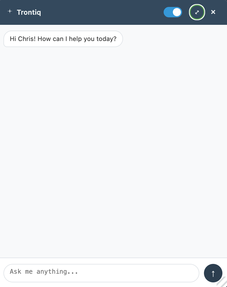 Trontiq Extension Interface